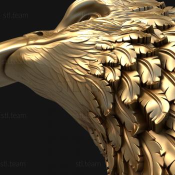 3D модель Голова хищной птицы (STL)